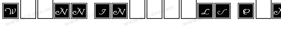 Wrenn Initials Condensed字体转换